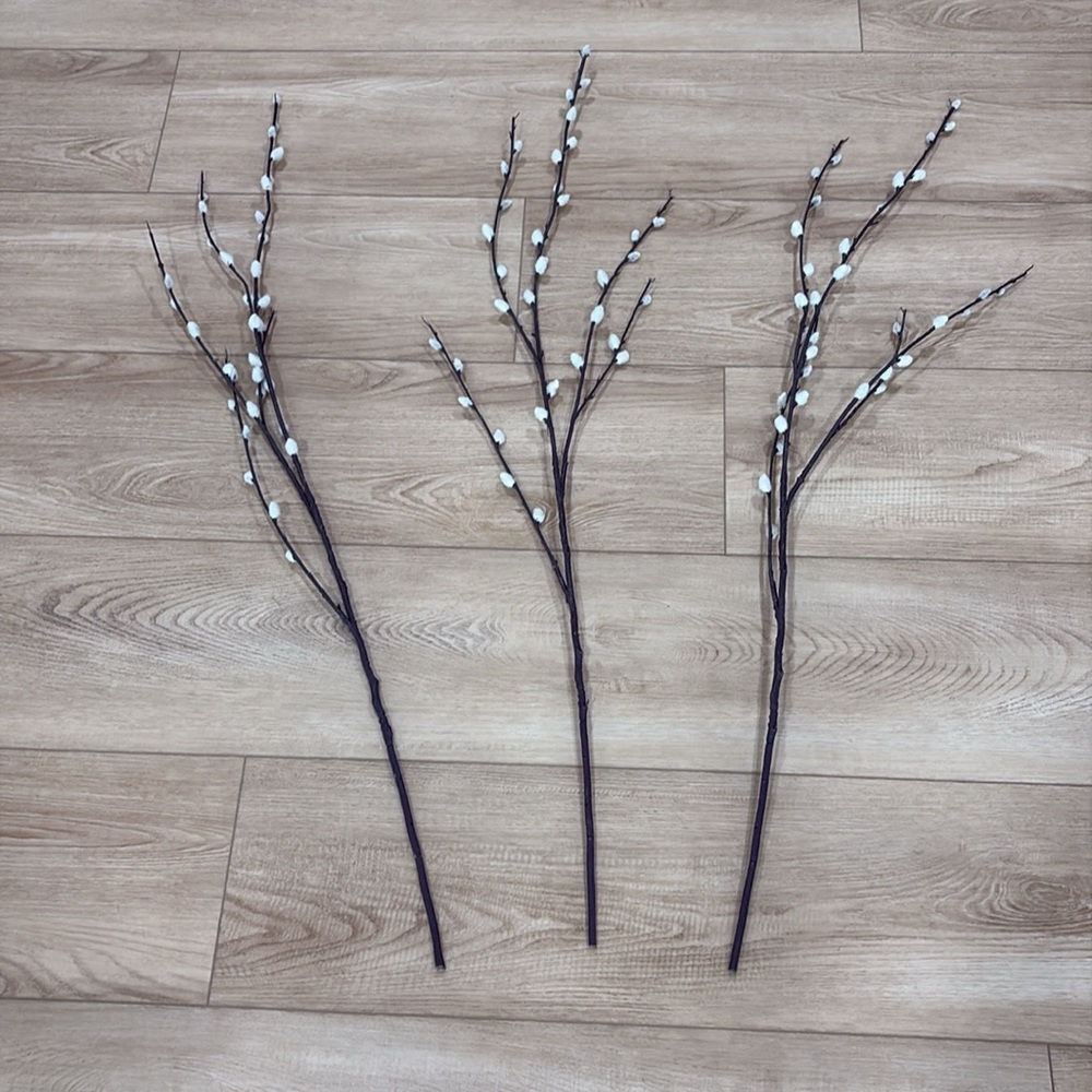 Pier 1 Pussywillow Stems Spray Three Count